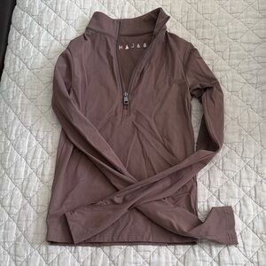 Balance Athletica Brown Women's Half-Zip Sweatshirt